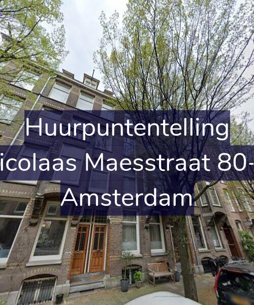 Foto gevel Huurpuntentelling voor Nicolaas Maesstraat 80-2, Amsterdam