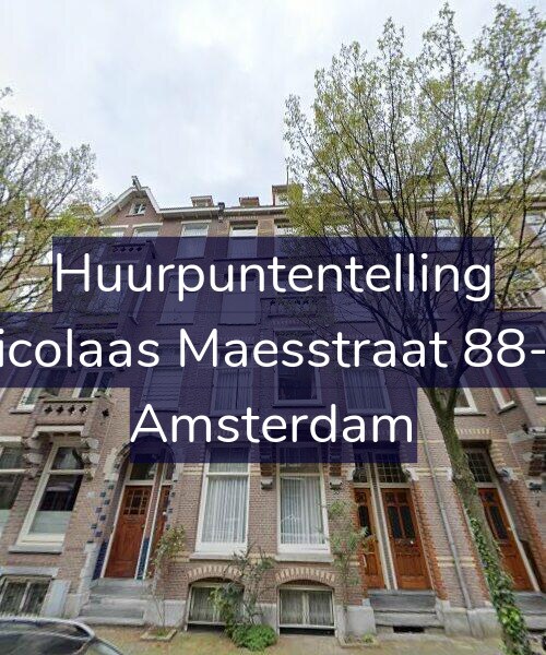 Foto gevel Huurpuntentelling voor Nicolaas Maesstraat 88-H, Amsterdam