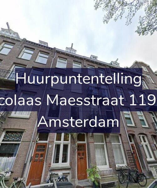 Foto gevel Huurpuntentelling voor Nicolaas Maesstraat 119-H, Amsterdam