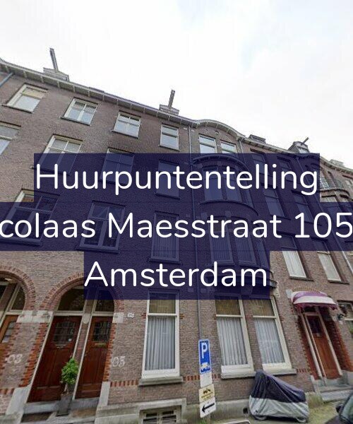 Foto gevel Huurpuntentelling voor Nicolaas Maesstraat 105-2, Amsterdam