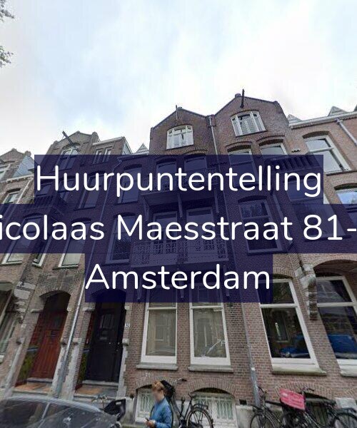 Foto gevel Huurpuntentelling voor Nicolaas Maesstraat 81-H, Amsterdam