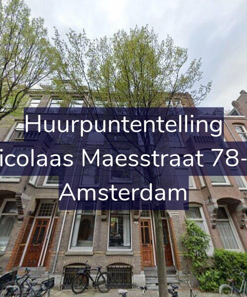 Foto gevel Huurpuntentelling voor Nicolaas Maesstraat 78-C, Amsterdam
