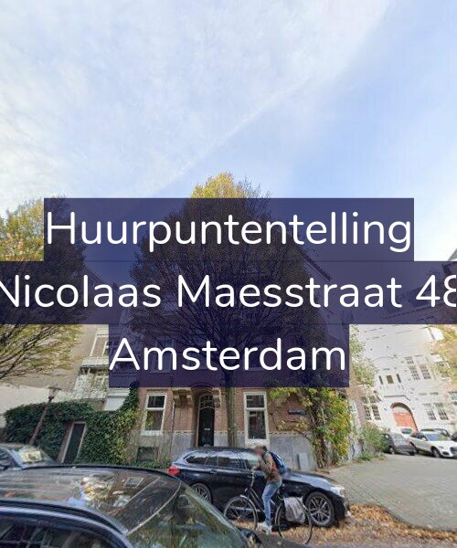 Foto gevel Huurpuntentelling voor Nicolaas Maesstraat 48, Amsterdam