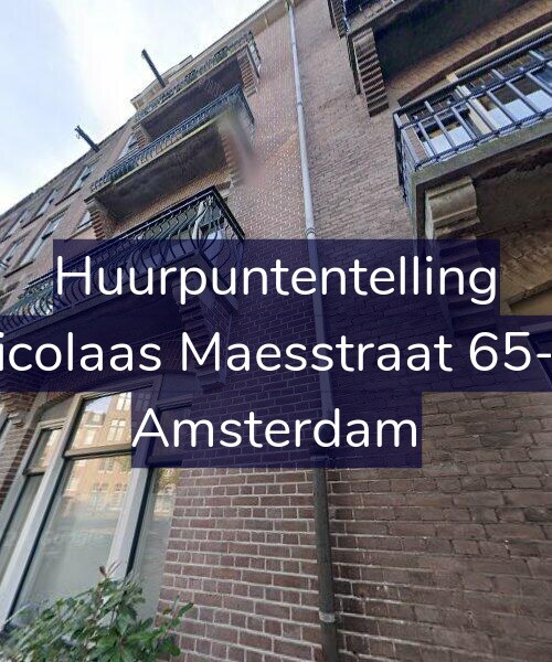 Foto gevel Huurpuntentelling voor Nicolaas Maesstraat 65-H, Amsterdam