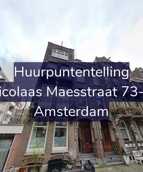 Foto gevel Huurpuntentelling voor Nicolaas Maesstraat 73-H, Amsterdam