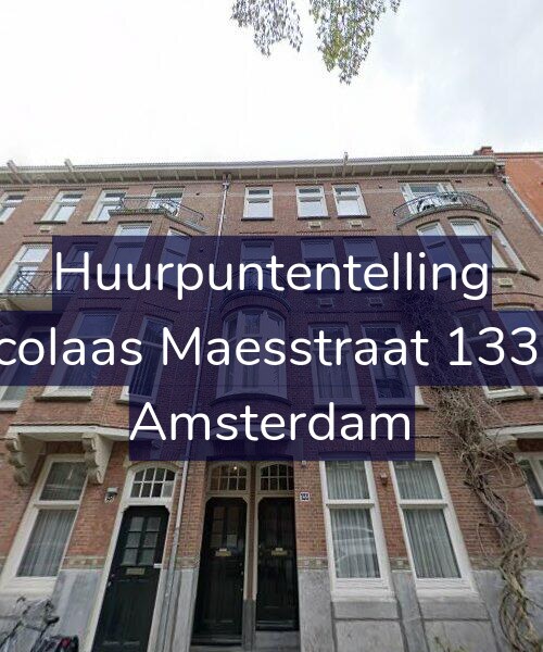 Foto gevel Huurpuntentelling voor Nicolaas Maesstraat 133-H, Amsterdam