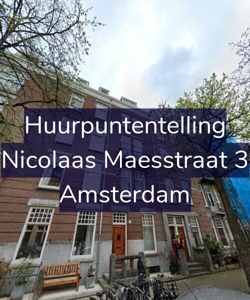 Foto gevel Huurpuntentelling voor Nicolaas Maesstraat 3, Amsterdam