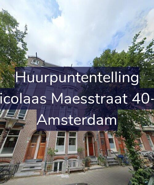 Foto gevel Huurpuntentelling voor Nicolaas Maesstraat 40-2, Amsterdam