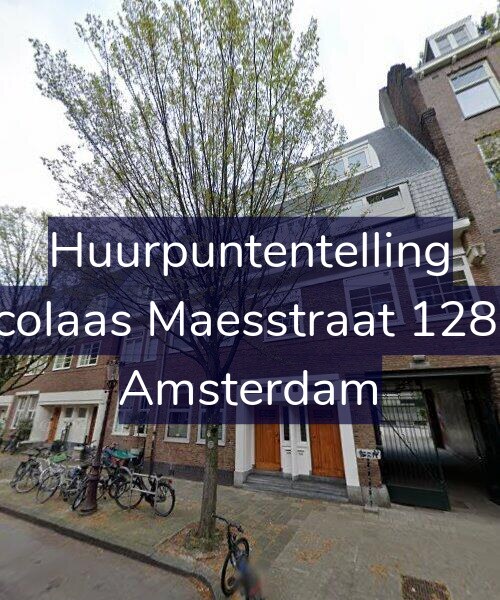 Foto gevel Huurpuntentelling voor Nicolaas Maesstraat 128-H, Amsterdam