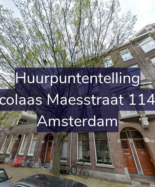 Foto gevel Huurpuntentelling voor Nicolaas Maesstraat 114-2, Amsterdam