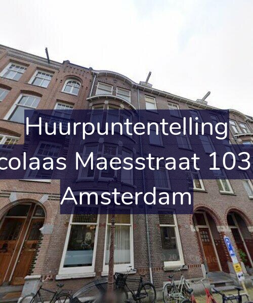 Foto gevel Huurpuntentelling voor Nicolaas Maesstraat 103-H, Amsterdam
