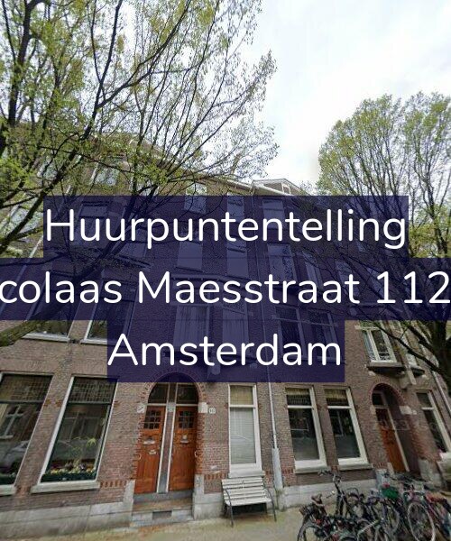 Foto gevel Huurpuntentelling voor Nicolaas Maesstraat 112-4, Amsterdam