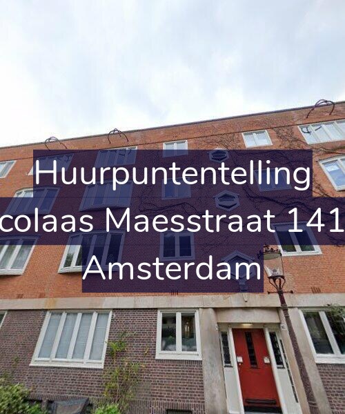 Foto gevel Huurpuntentelling voor Nicolaas Maesstraat 141-3, Amsterdam