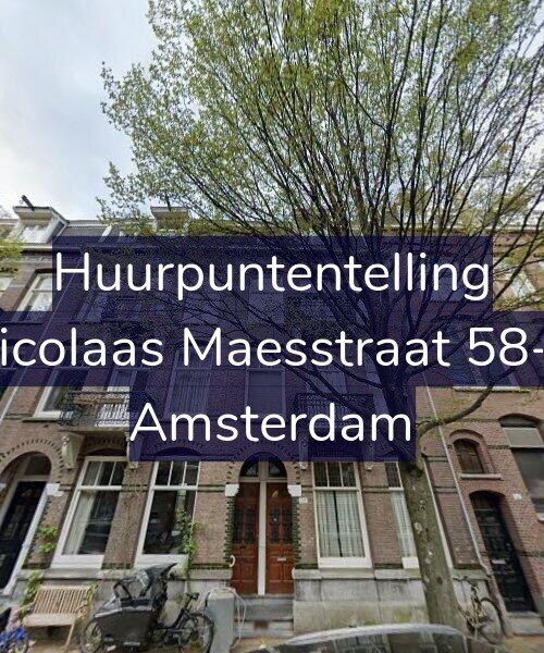 Foto gevel Huurpuntentelling voor Nicolaas Maesstraat 58-2, Amsterdam