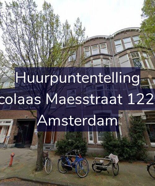 Foto gevel Huurpuntentelling voor Nicolaas Maesstraat 122-H, Amsterdam
