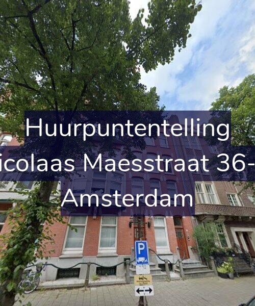 Foto gevel Huurpuntentelling voor Nicolaas Maesstraat 36-H, Amsterdam
