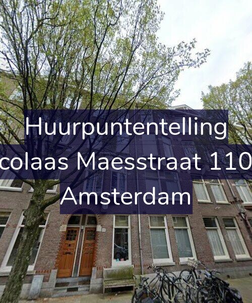 Foto gevel Huurpuntentelling voor Nicolaas Maesstraat 110-2, Amsterdam