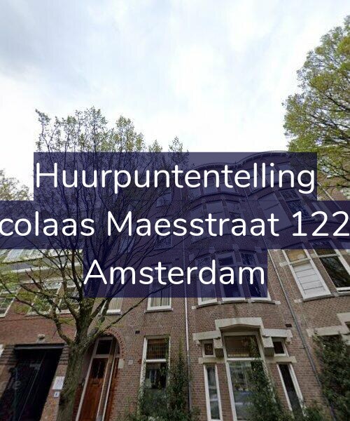 Foto gevel Huurpuntentelling voor Nicolaas Maesstraat 122-2, Amsterdam