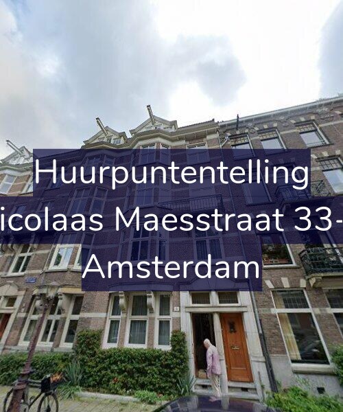 Foto gevel Huurpuntentelling voor Nicolaas Maesstraat 33-2, Amsterdam