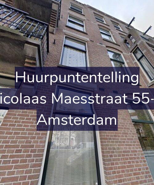 Foto gevel Huurpuntentelling voor Nicolaas Maesstraat 55-2, Amsterdam