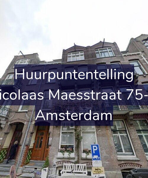 Foto gevel Huurpuntentelling voor Nicolaas Maesstraat 75-A, Amsterdam