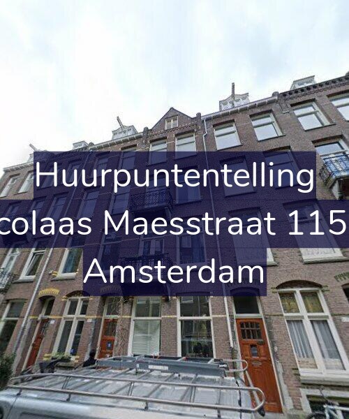 Foto gevel Huurpuntentelling voor Nicolaas Maesstraat 115-H, Amsterdam