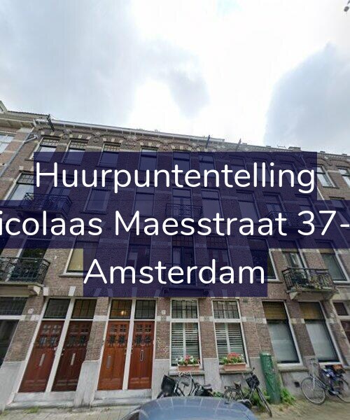 Foto gevel Huurpuntentelling voor Nicolaas Maesstraat 37-H, Amsterdam