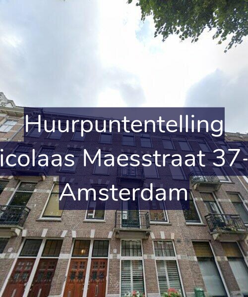Foto gevel Huurpuntentelling voor Nicolaas Maesstraat 37-2, Amsterdam