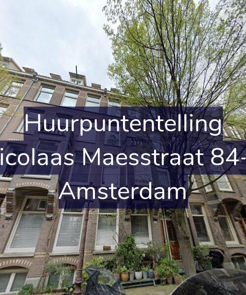 Foto gevel Huurpuntentelling voor Nicolaas Maesstraat 84-2, Amsterdam