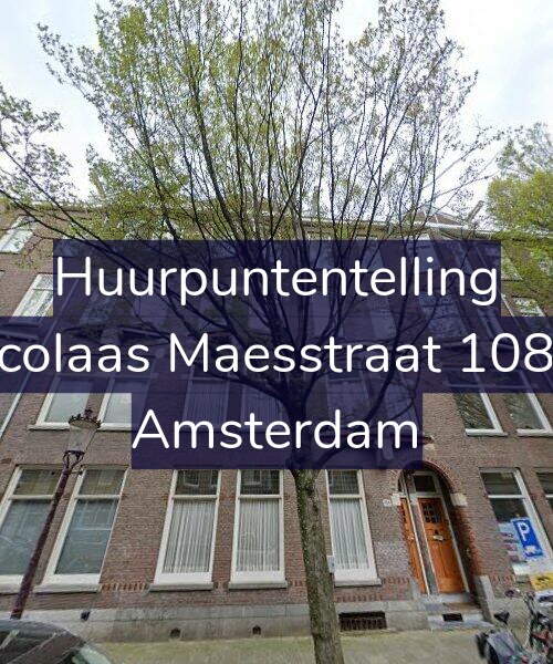 Foto gevel Huurpuntentelling voor Nicolaas Maesstraat 108-2, Amsterdam