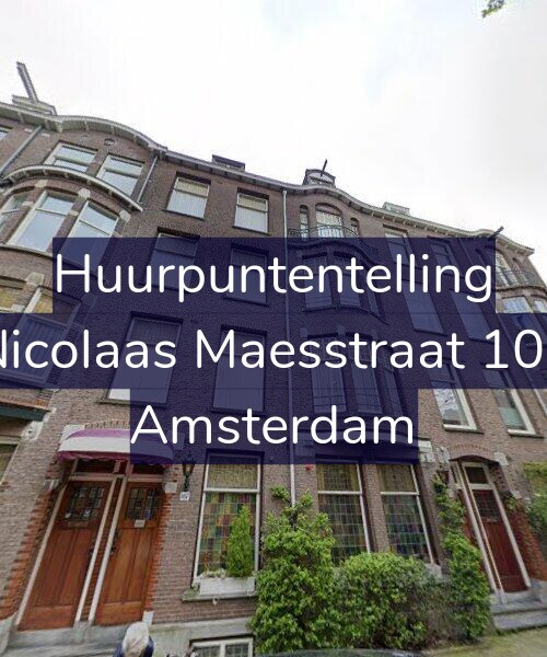 Foto gevel Huurpuntentelling voor Nicolaas Maesstraat 107, Amsterdam