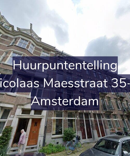 Foto gevel Huurpuntentelling voor Nicolaas Maesstraat 35-3, Amsterdam