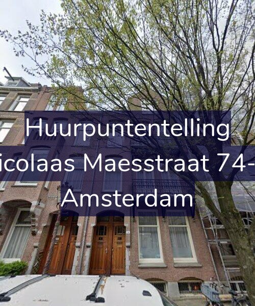 Foto gevel Huurpuntentelling voor Nicolaas Maesstraat 74-H, Amsterdam