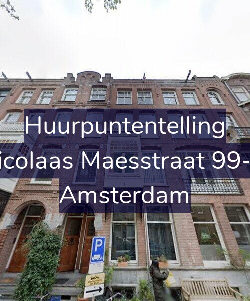 Foto gevel Huurpuntentelling voor Nicolaas Maesstraat 99-H, Amsterdam