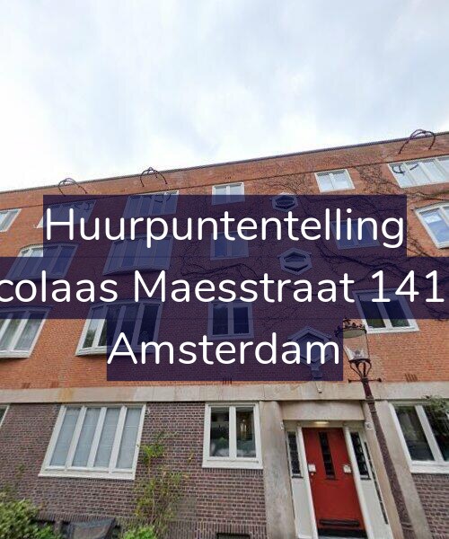 Foto gevel Huurpuntentelling voor Nicolaas Maesstraat 141-H, Amsterdam