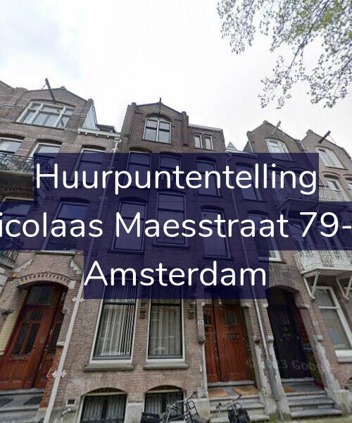 Foto gevel Huurpuntentelling voor Nicolaas Maesstraat 79-H, Amsterdam