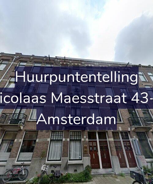 Foto gevel Huurpuntentelling voor Nicolaas Maesstraat 43-2, Amsterdam