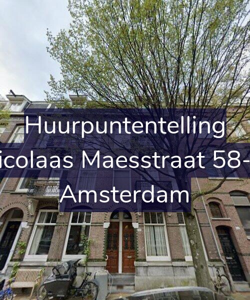 Foto gevel Huurpuntentelling voor Nicolaas Maesstraat 58-H, Amsterdam