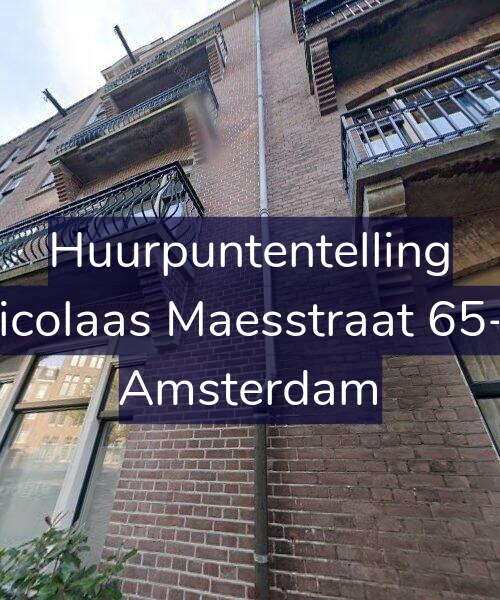 Foto gevel Huurpuntentelling voor Nicolaas Maesstraat 65-4, Amsterdam