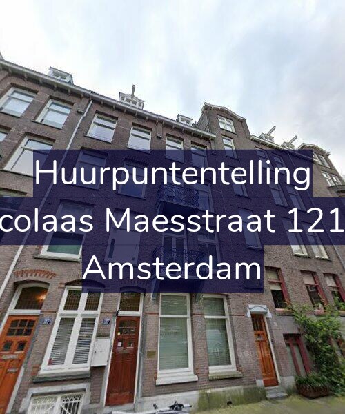 Foto gevel Huurpuntentelling voor Nicolaas Maesstraat 121-2, Amsterdam