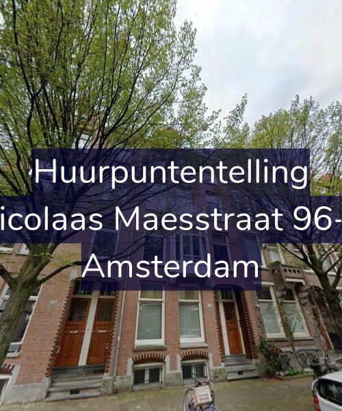 Foto gevel Huurpuntentelling voor Nicolaas Maesstraat 96-2, Amsterdam