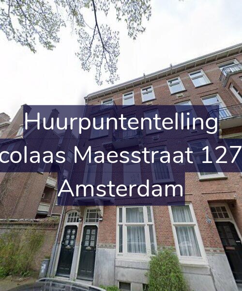 Foto gevel Huurpuntentelling voor Nicolaas Maesstraat 127-1, Amsterdam