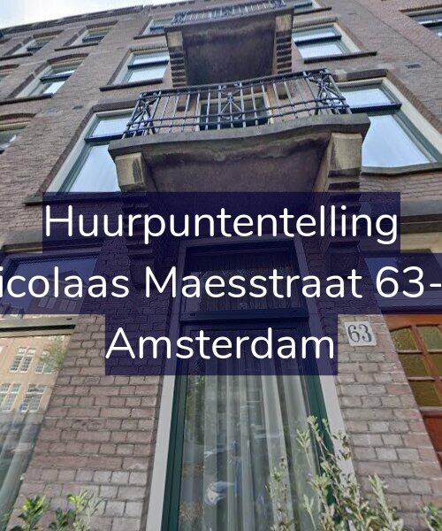 Foto gevel Huurpuntentelling voor Nicolaas Maesstraat 63-H, Amsterdam