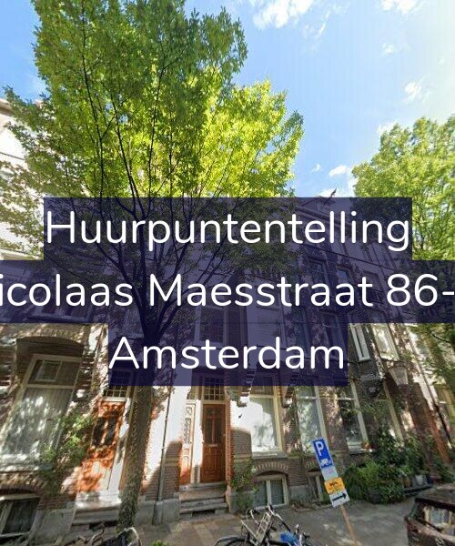 Foto gevel Huurpuntentelling voor Nicolaas Maesstraat 86-H, Amsterdam
