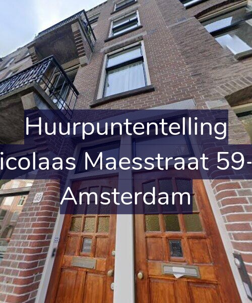 Foto gevel Huurpuntentelling voor Nicolaas Maesstraat 59-2, Amsterdam