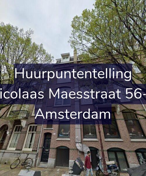 Foto gevel Huurpuntentelling voor Nicolaas Maesstraat 56-2, Amsterdam