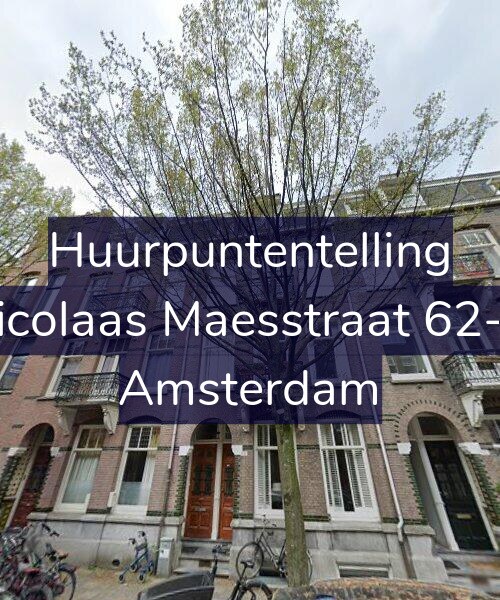 Foto gevel Huurpuntentelling voor Nicolaas Maesstraat 62-H, Amsterdam