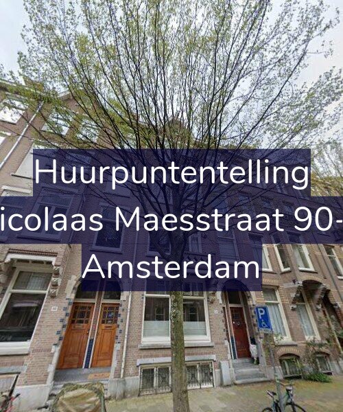 Foto gevel Huurpuntentelling voor Nicolaas Maesstraat 90-2, Amsterdam