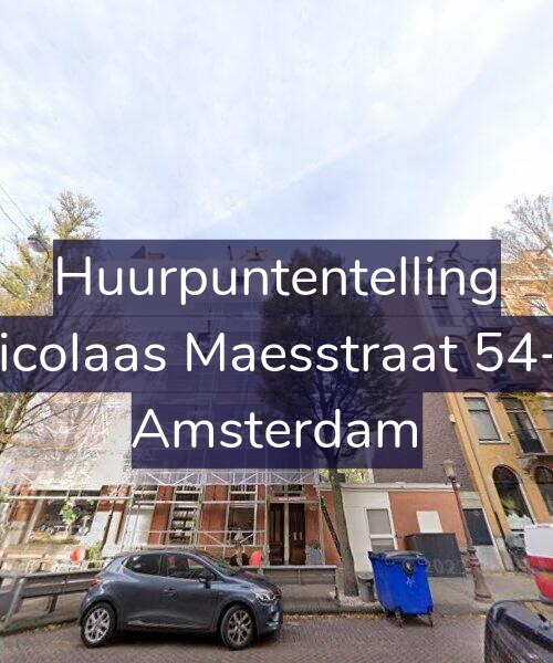 Foto gevel Huurpuntentelling voor Nicolaas Maesstraat 54-2, Amsterdam