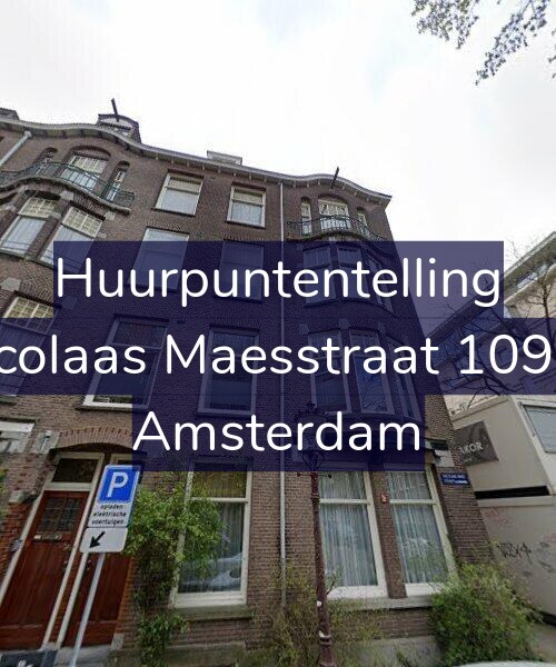 Foto gevel Huurpuntentelling voor Nicolaas Maesstraat 109-H, Amsterdam